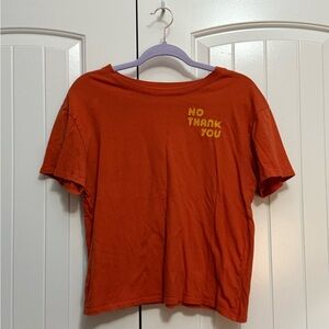 Arizona Jean Company Orange Crop Top